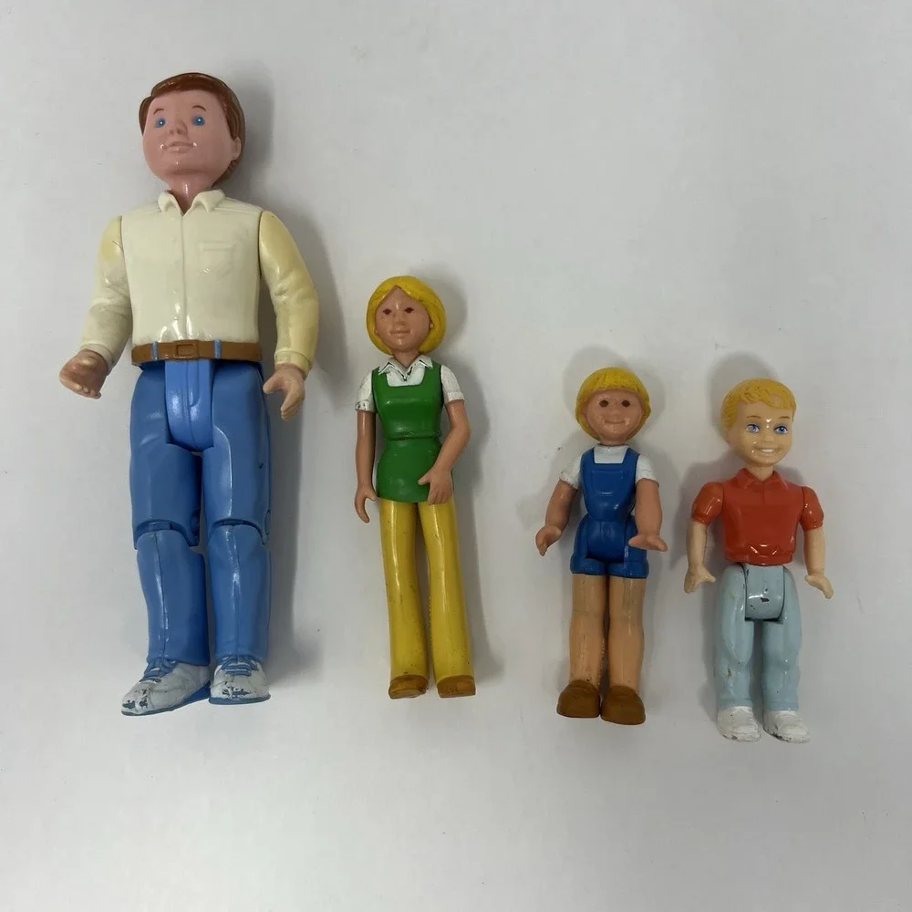Fisher Price‎ Loving Family & Playskool Dollhouse Figures Lot Mom Dad Brother